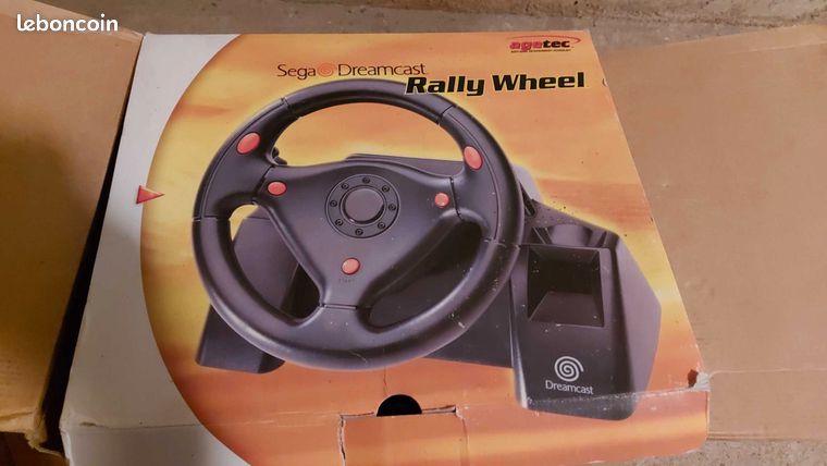 Volant Rally Wheel pour Sega Dreamcast