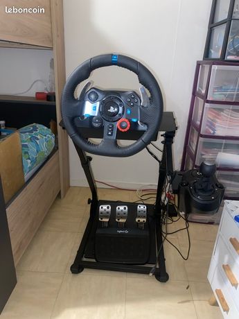 Volant g29+boite à vitesse+support