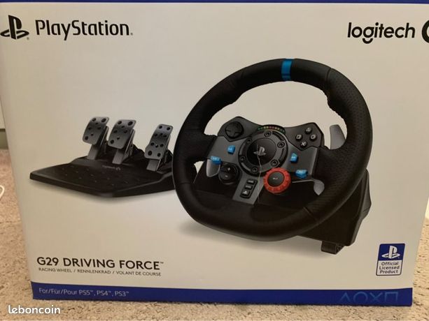 Volant G29 Logitech + Boite de vitesse