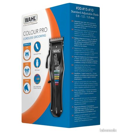 Wahl Color Pro Animal Tondeuse Rechargeable pour Animaux de Compagnie