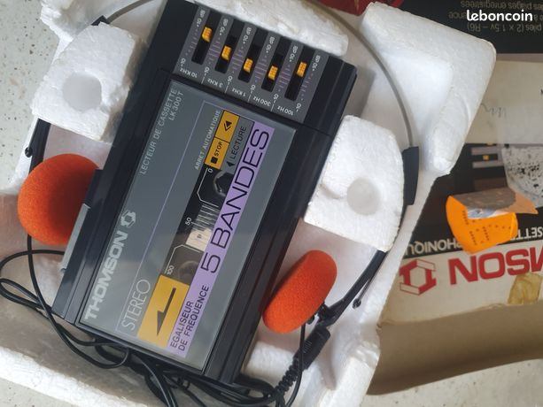 Walkman baladeur lecteur cassette Thomson LK 300 T neuf - Vintage
