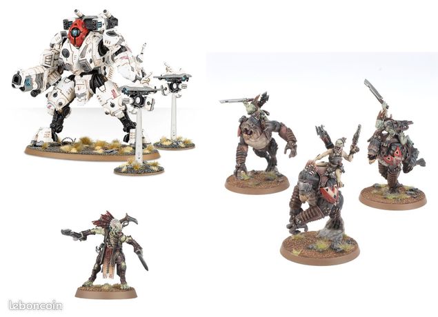 Warhammer 40000 Empire Tau Ghostkeel + Saccageur + Mentor