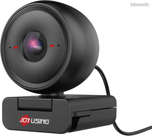 Webcam JOYUSING Flip600R 4K autofocus micros antibruit cache confidentialité USB Neuve