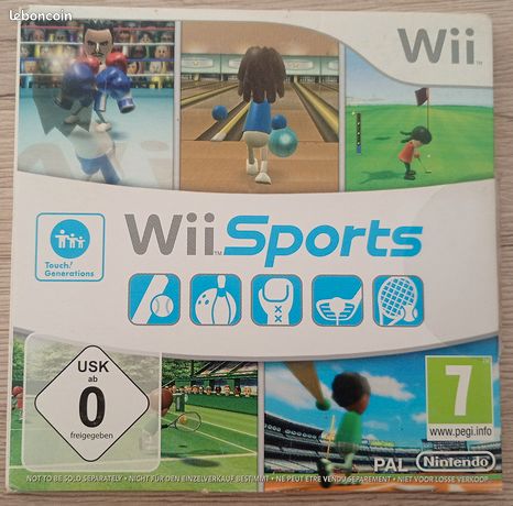 Wii Sports / Nintendo Wii pochette cartonnée