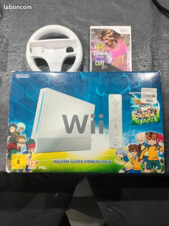 Wii blanche édition Inazuma eleven Nintendo