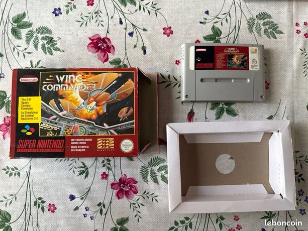 Wing Commander Super Nintendo Complet Version PAL FR dorigine
