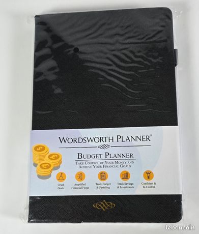 Wordsworth budget planter, A5 noir