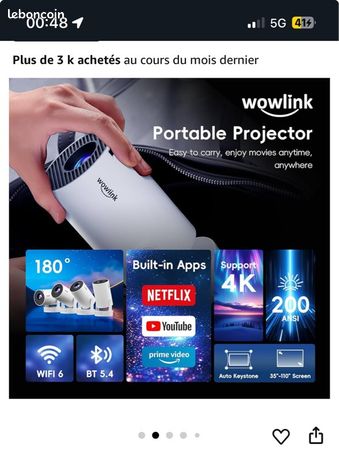 Wowlink smart projector