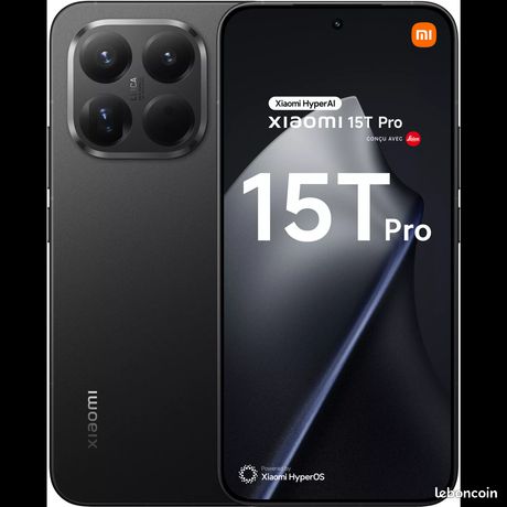 Xiaomi 15T Pro 12Go/512Go Noir NEUF Scellé