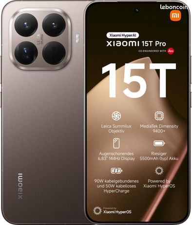 Xiaomi 15t pro 512go Mocha sous blister