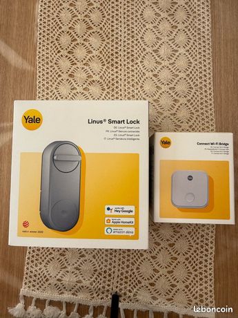 Yale serrure connectee linus l1 + wi-fi bridge