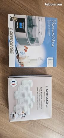 Yaourtière Lagrange + 9 pots