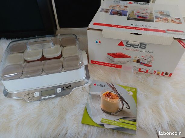 Yaourtière multi délices Seb 5 programmes 12 pots