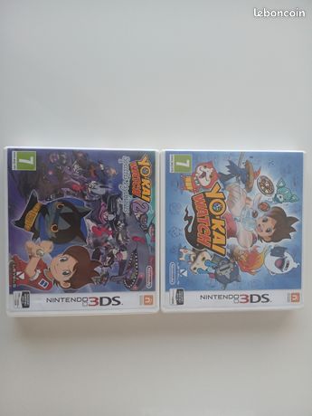 Yokai watch 1 et 2 3ds