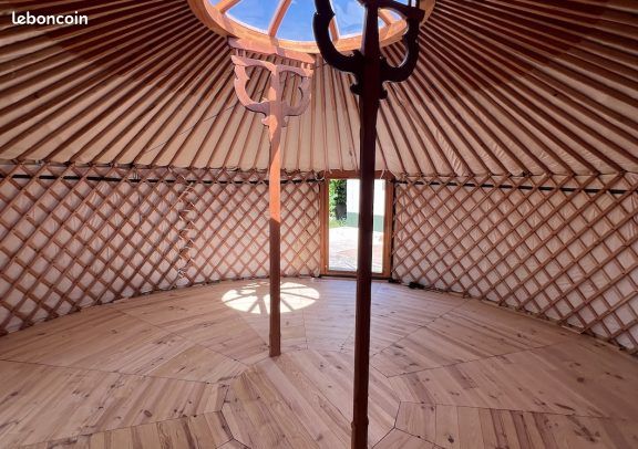 Yourte 6m avec plancher démontable