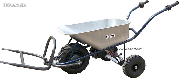 ZOETTE Brouette électrique EXTRA-PRO 100 Litres- Démo à NAVILLY