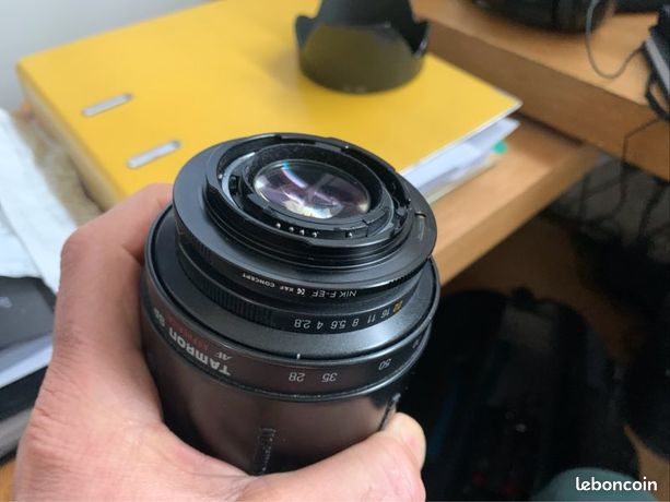 Zoom Tamron AF SP 28-105mm Aspherical Macro à ouverture constante f28 en monture Nikon et bague EF